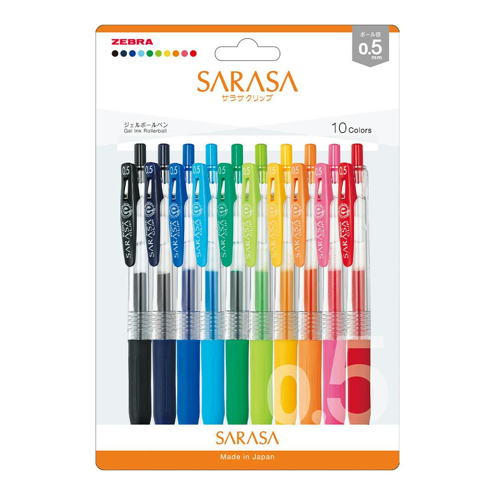 ゼブラ サラサクリップ 0.5 10色セット | 文房具・事務用品 通販