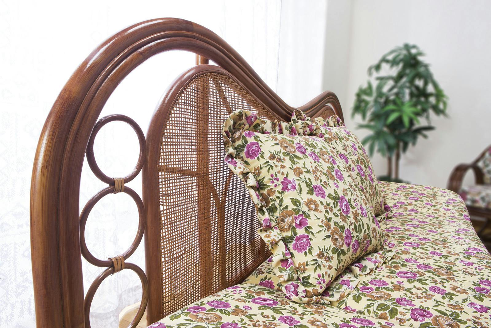 東京ラタン 天然 籐 ハイバック カウチソファ 160cm幅 ＃4589978088303