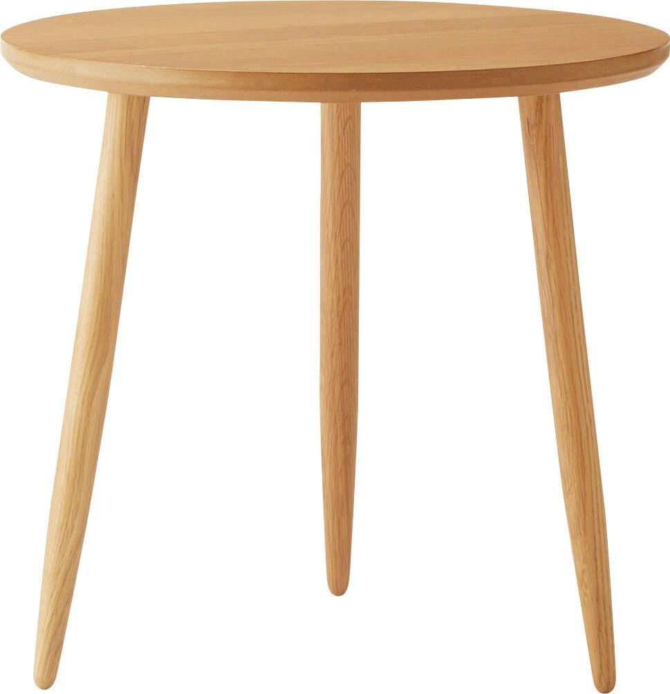 東谷 Room Essence ラウンドテーブルS ナチュラル Size：45×45×42