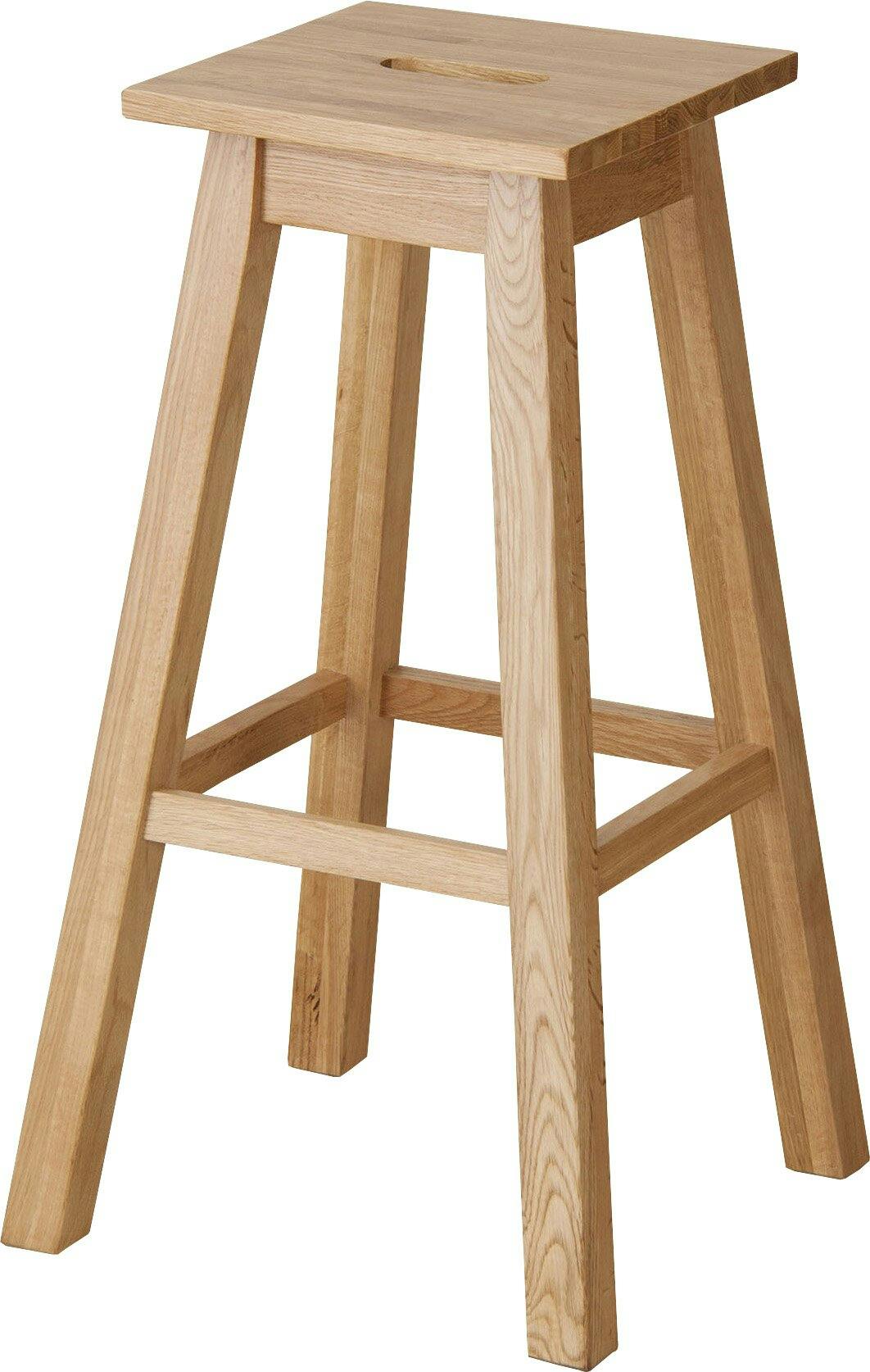 東谷 Room Essence ヘンリー 角ハイスツール ナチュラル Size：39×39