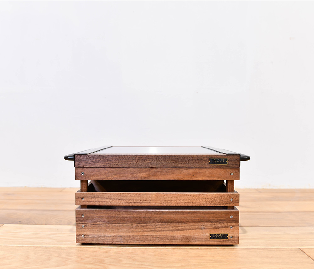 INOUT （イナウト） / Stack Box / Low walnut