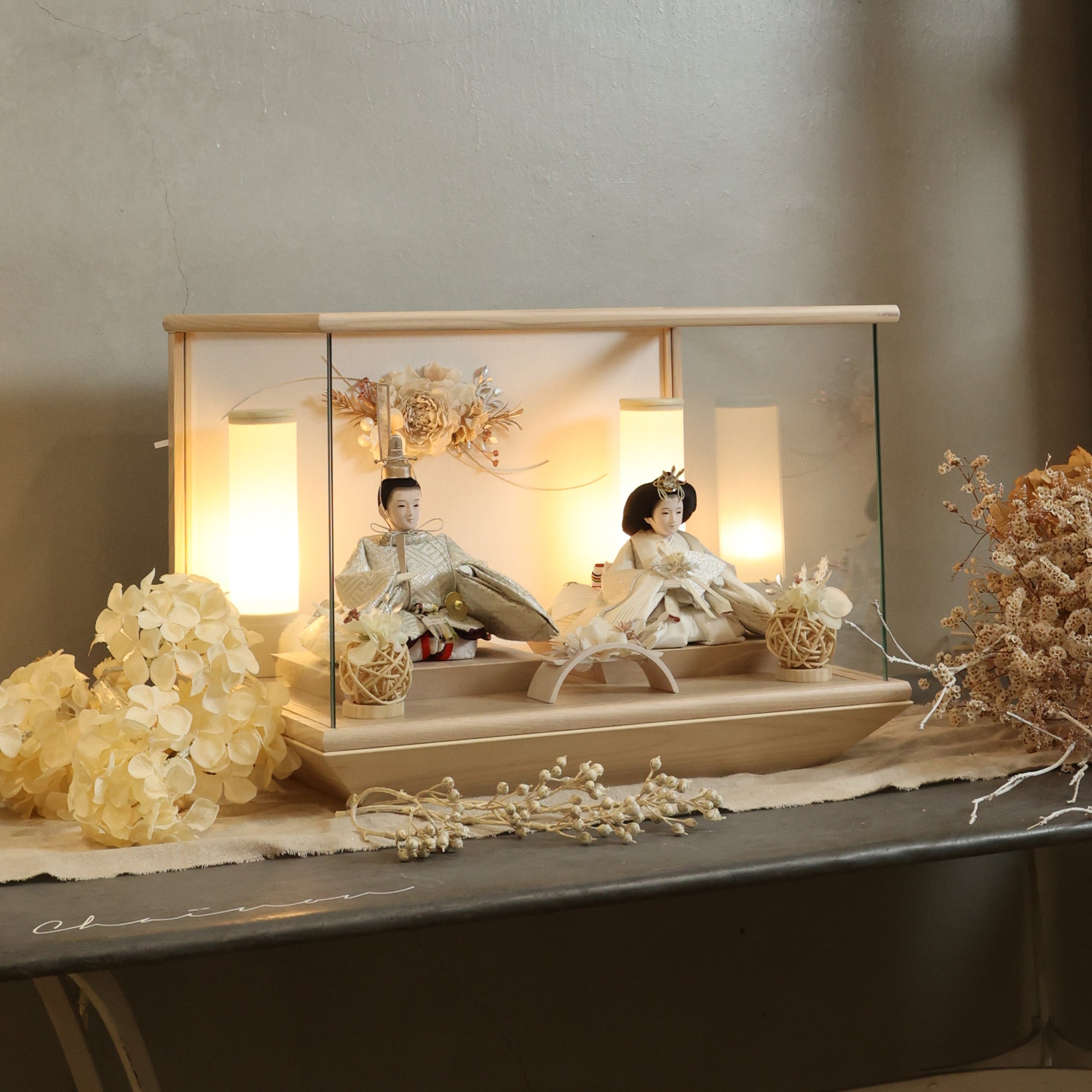 祈ドールの雛人形｜ななせ｜ケース飾り ｜雛人形（ひなにんぎょう）の