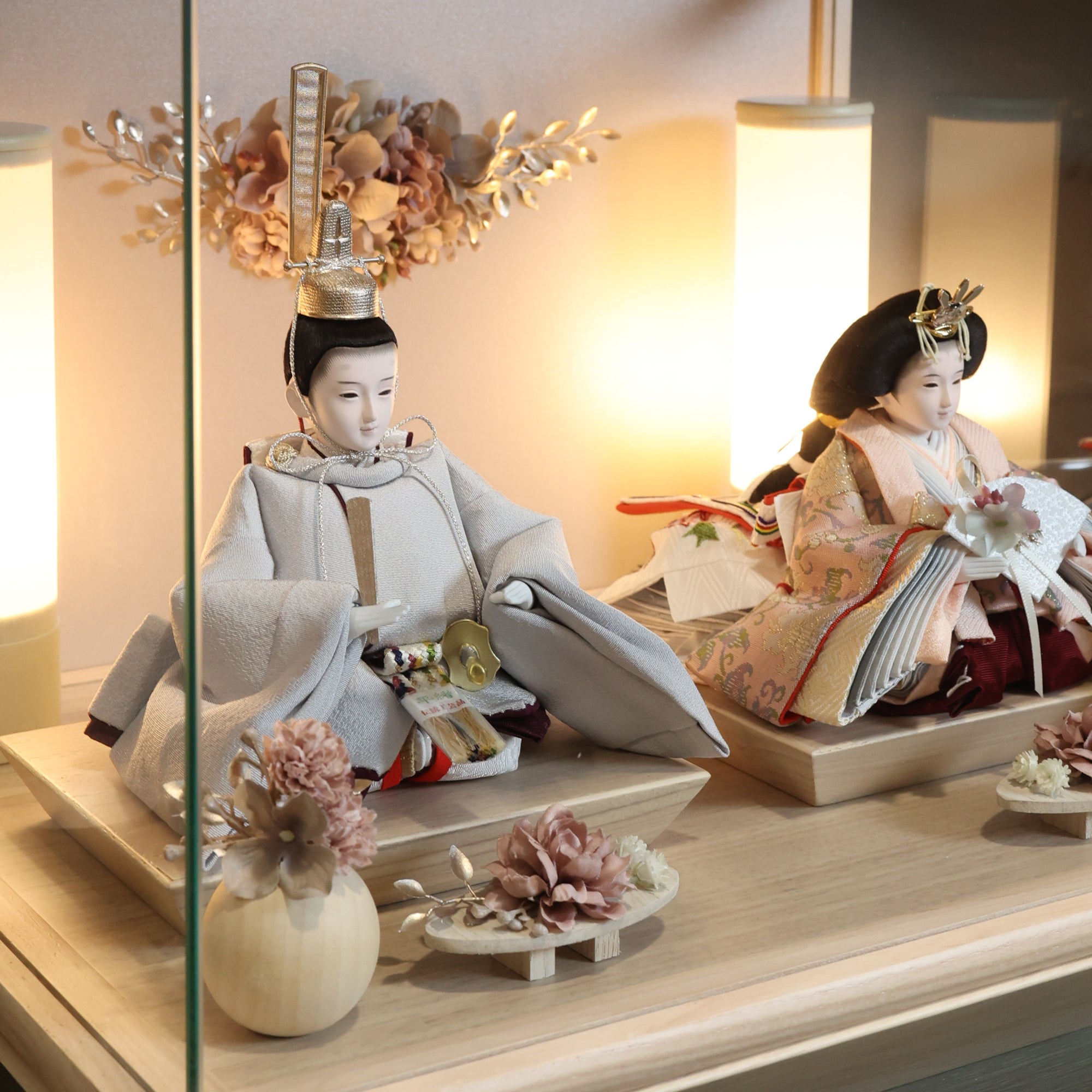 祈ドールの雛人形｜すみれ｜ケース飾り ｜雛人形（ひなにんぎょう）の