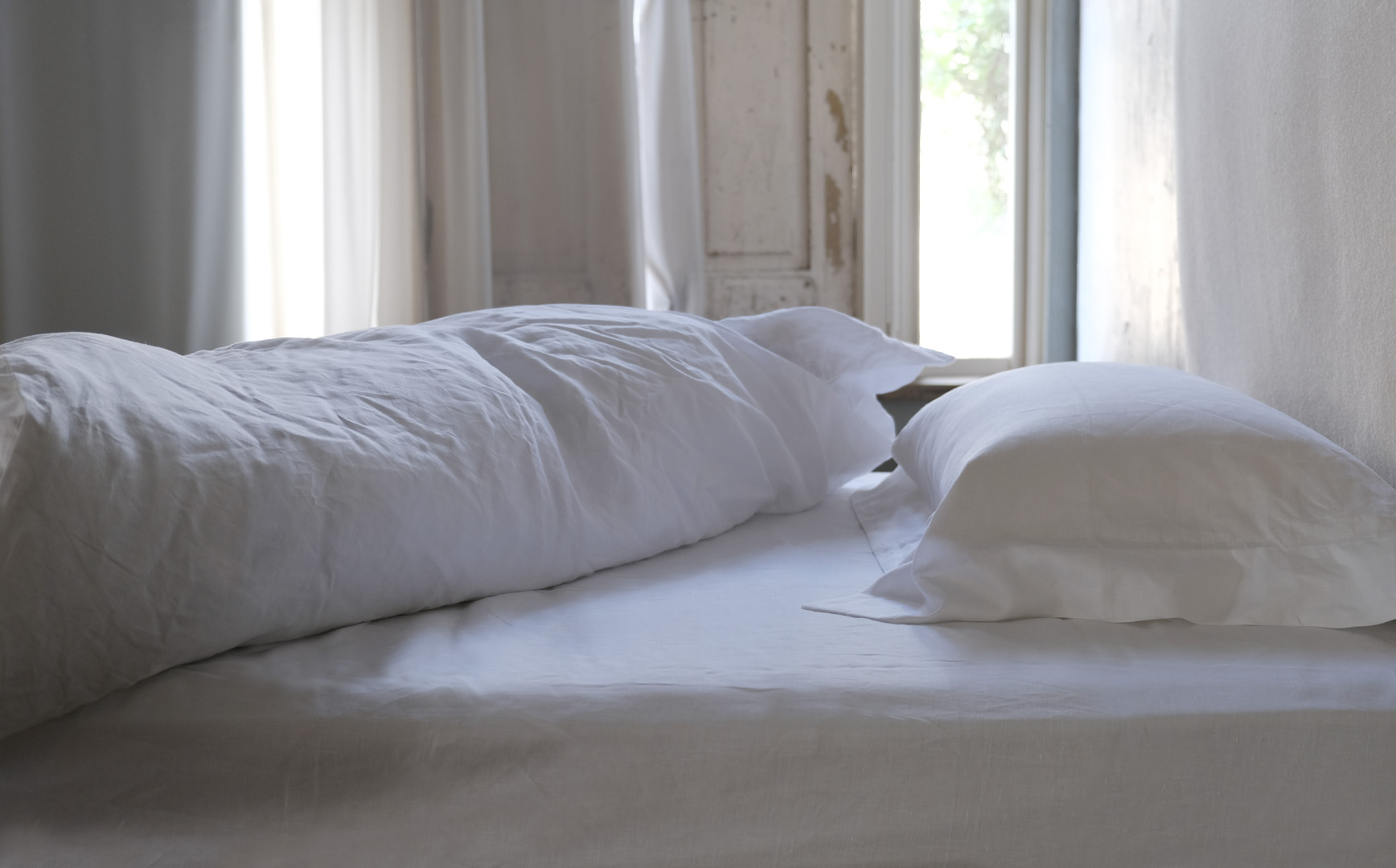 リネンの部屋》私たちのスタンダード。LIBECOのベッドリネン