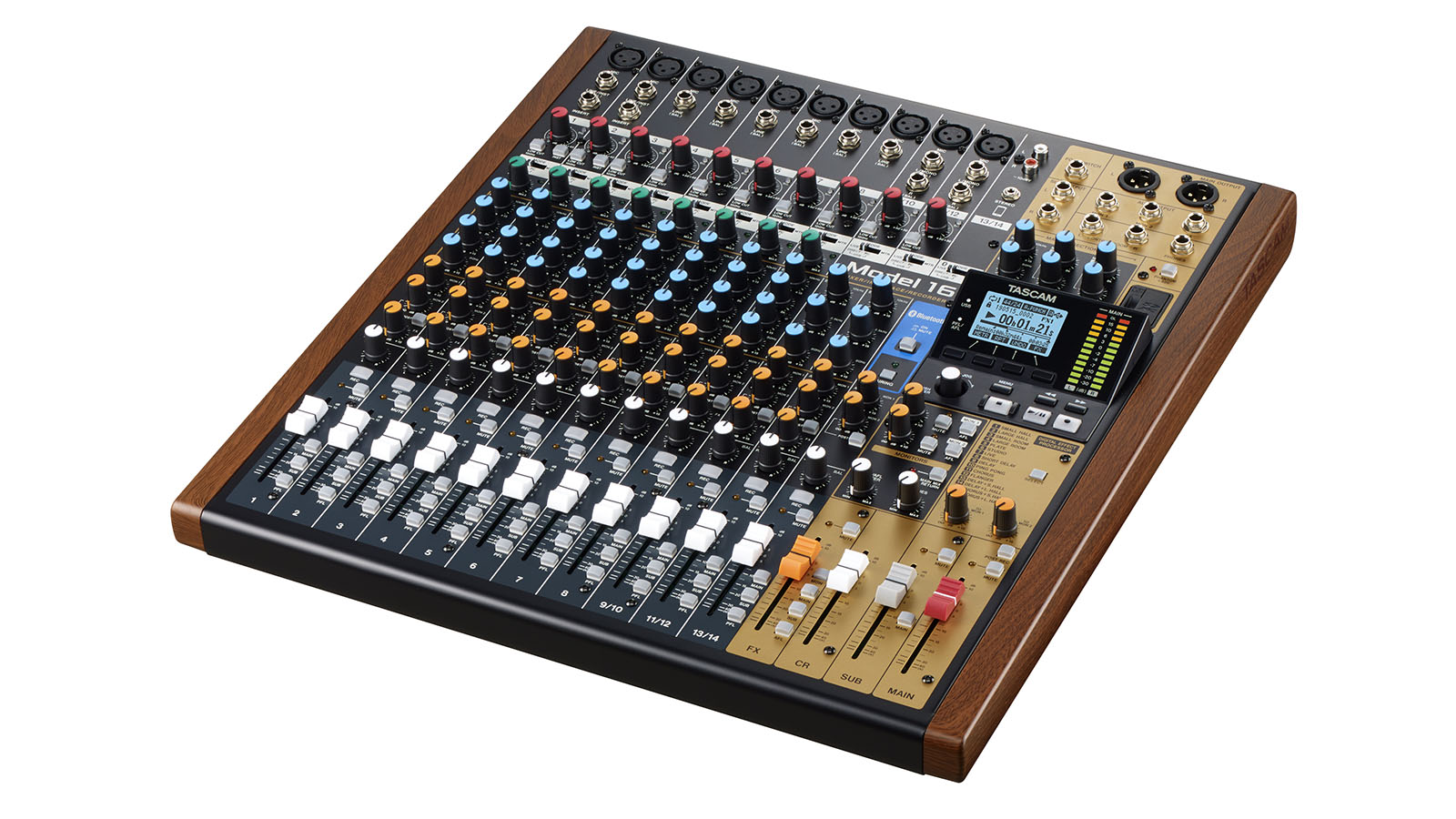TASCAM Model 16 | オーディオ・インターフェース機能付きの16