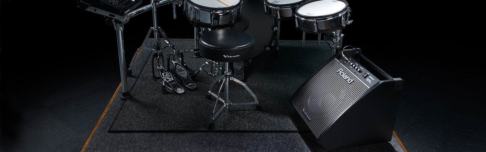 Roland V-Drums 専用のモニター・スピーカー PM-100 / PM-200