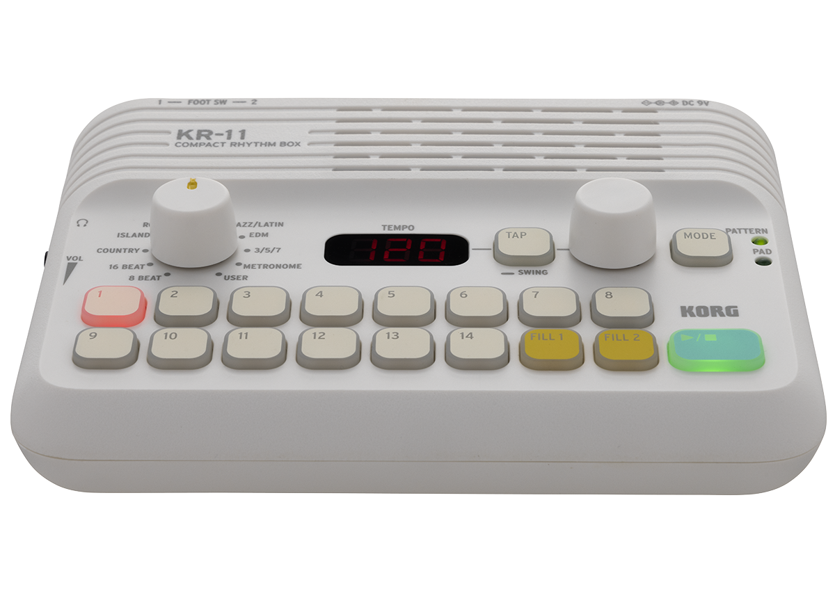 Korg KR-11 | ポップでコンパクトなリズムボックス【The 2024 NAMM