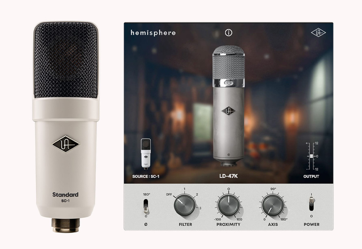 Universal Audio SC-1 | Hemisphere マイク・モデリング・プラグインに