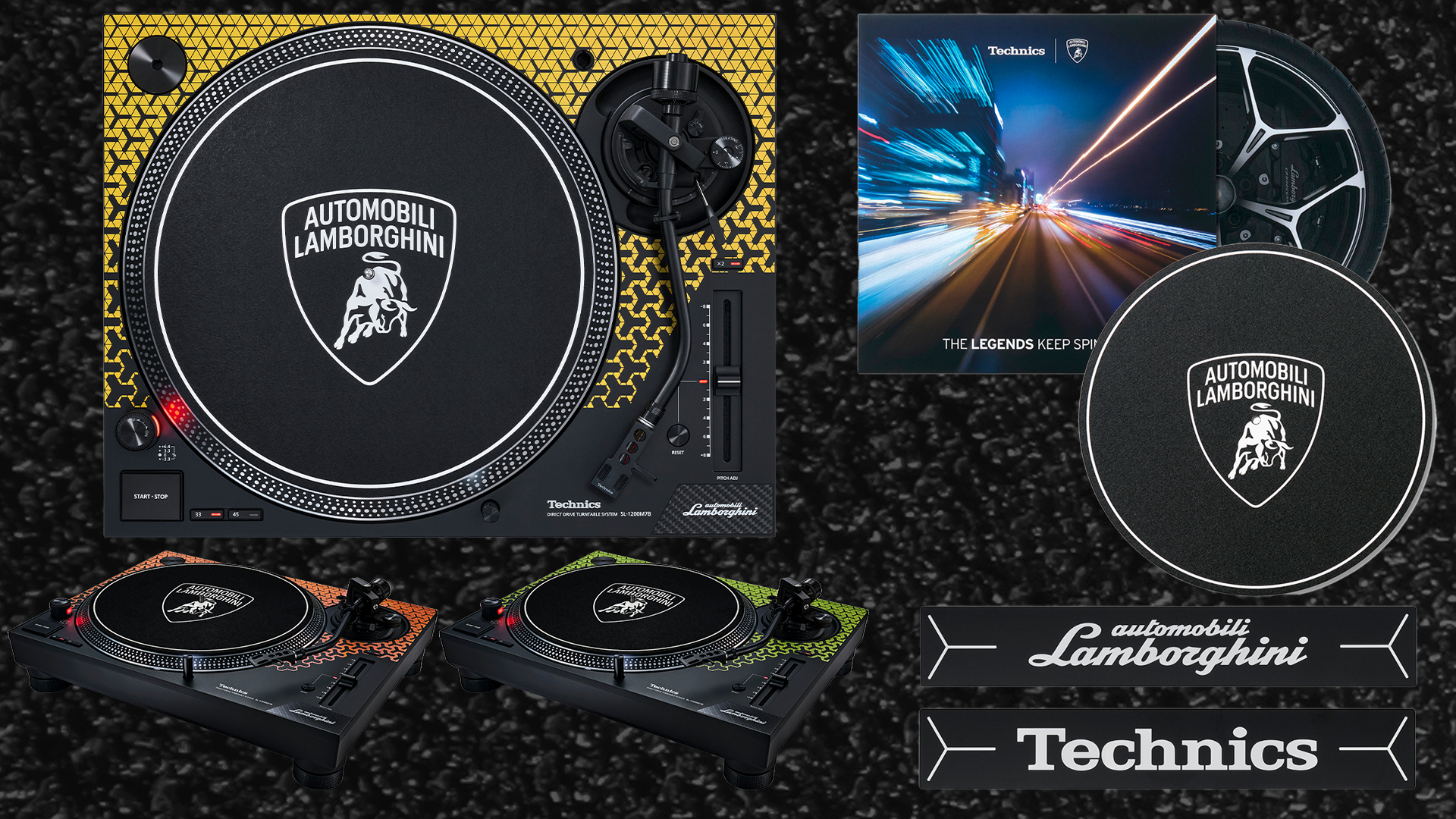 Technicsがランボルギーニとコラボ！SL-1200M7B 発表 | スーパーカーの