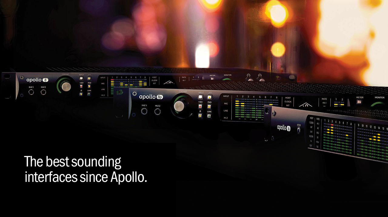 Universal Audio Apollo 8 QUAD / DUO 発表！次世代A/D,D/Aを搭載した