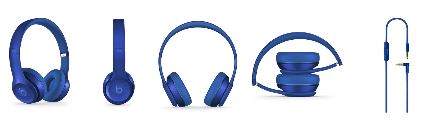 ヘッドホン beats solo2 SAPPHIRE BLUE Beats、ヘッドホン「Solo2」に