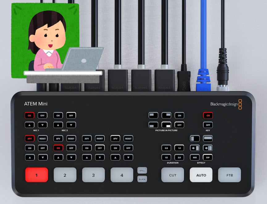 ATEM Miniの超入門つなぎ方解説 | いなわくTV
