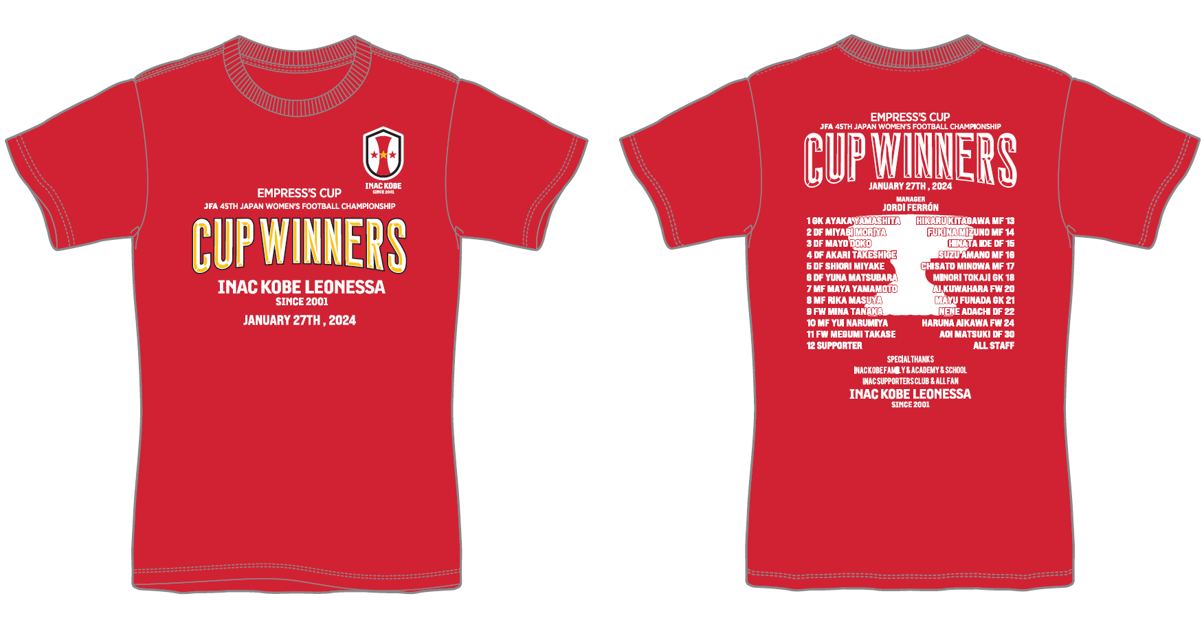 ニュース : 【皇后杯 JFA 第45回全日本女子サッカー選手権大会「優勝