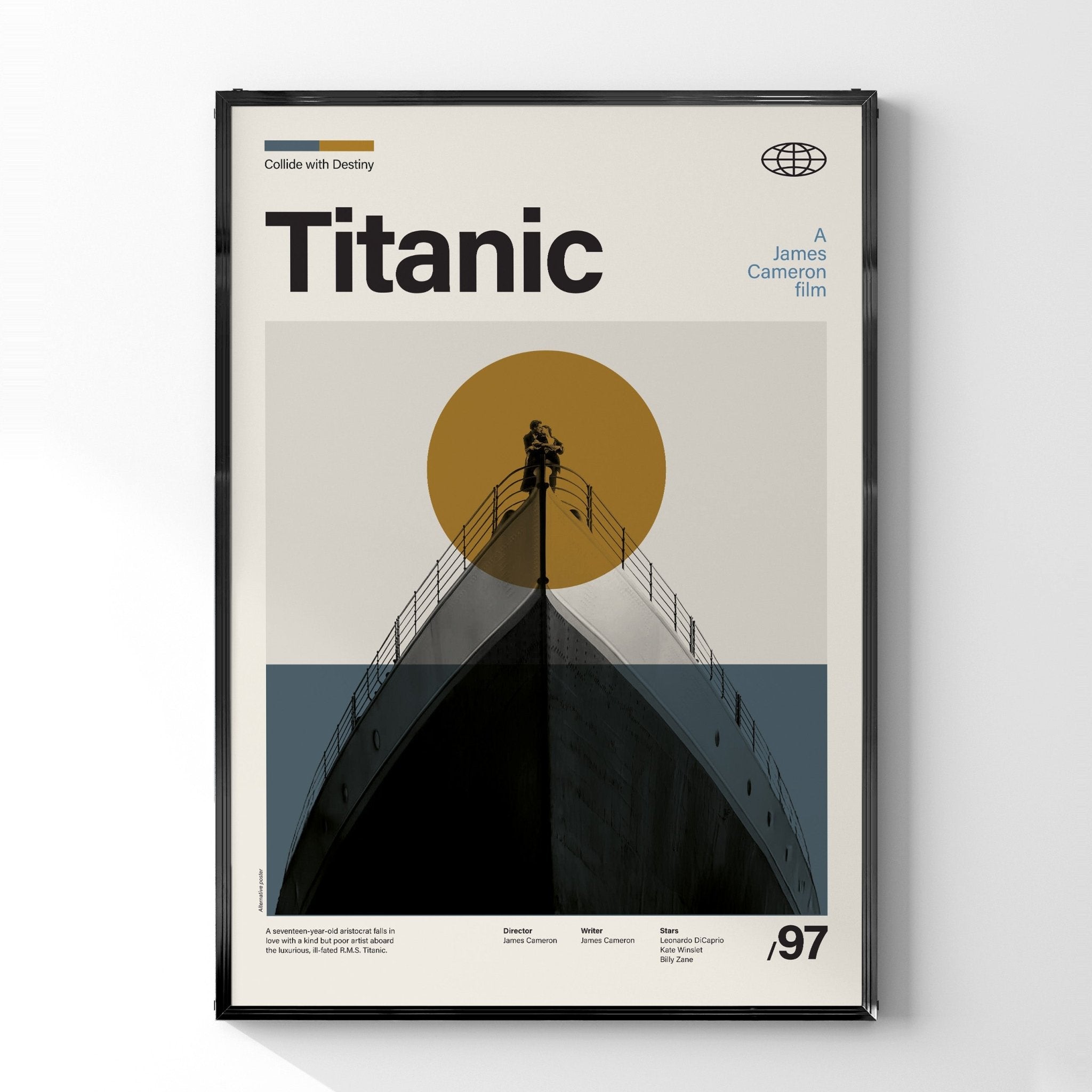 タイタニック」ミニマリストアートポスター – Ink Jp