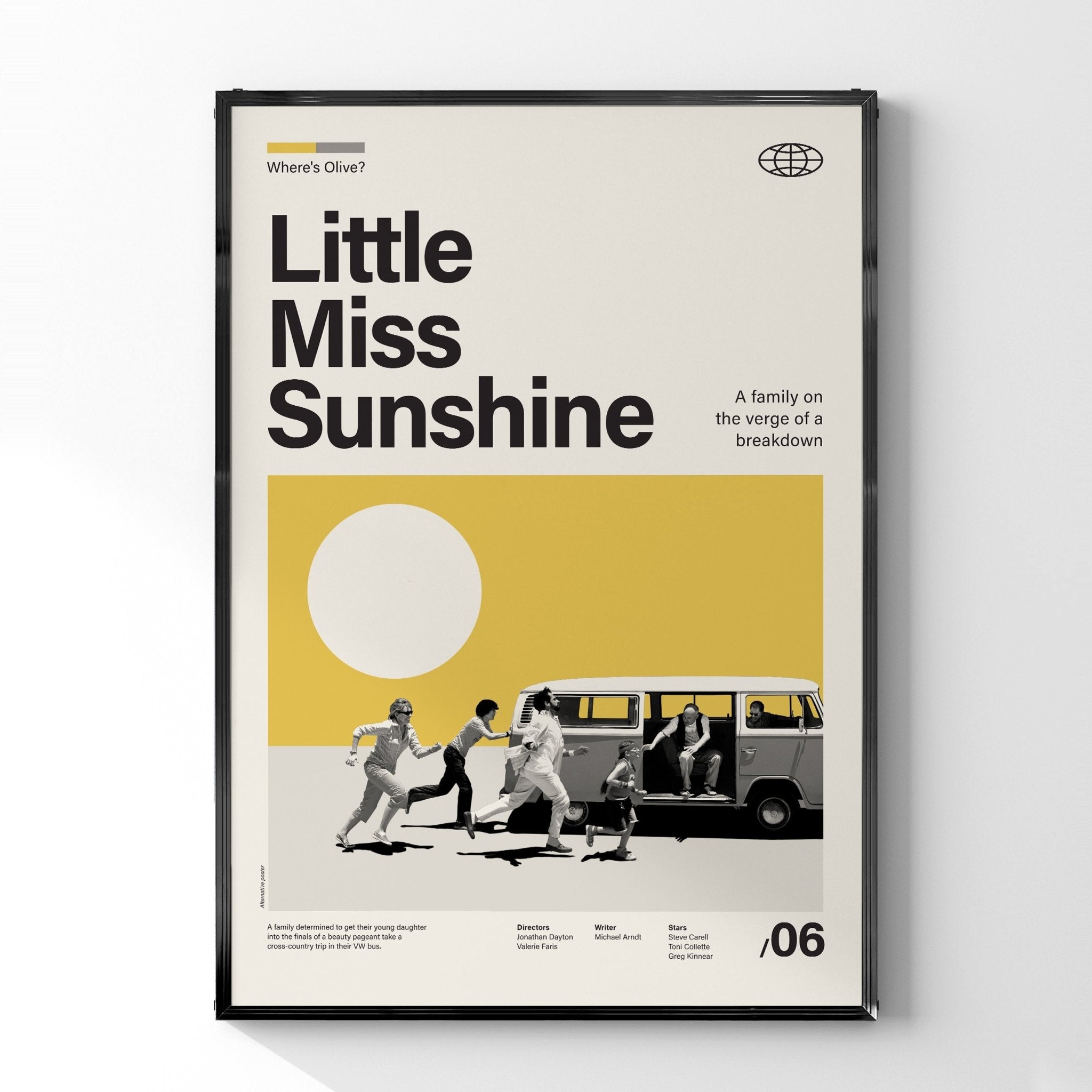 リトル・ミス・サンシャイン」ミニマリストアートポスター – Ink Jp