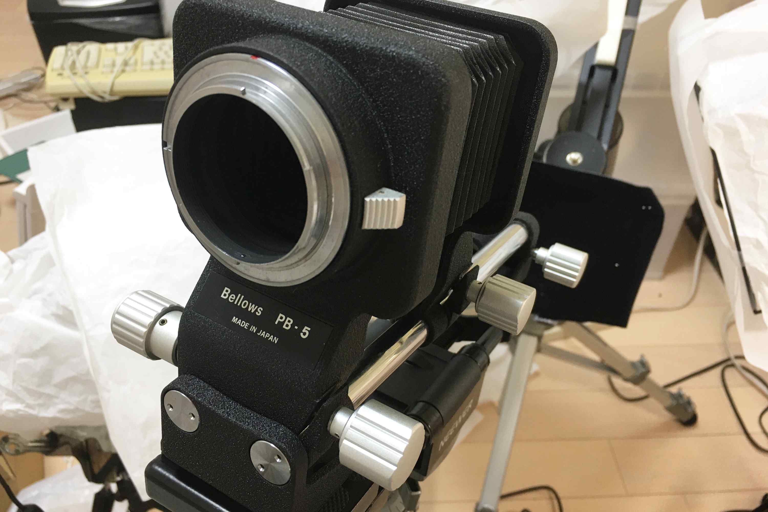 ベローズと引き伸しレンズの導入｜INSECT.Minoh.City