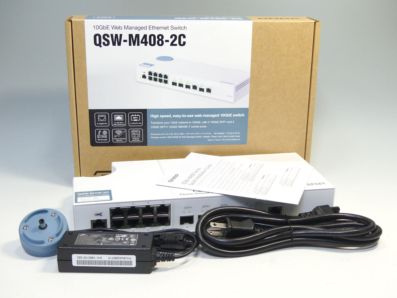 10GbE×4＋1Gbps×8でマネージドなスイッチが3万円から！【イニシャルB