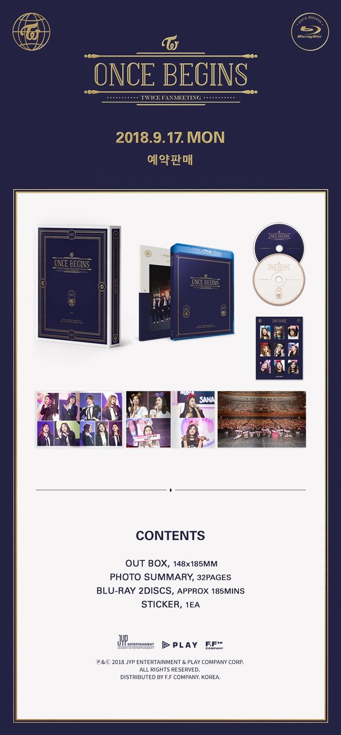 TWICE - Fanmeeting [ONCE BEGINS] Blu-Ray (2 DISC) - interAsia