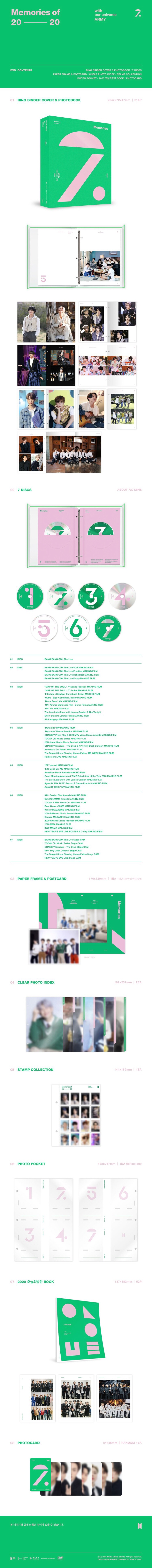 BTS - BTS MEMORIES OF 2020 DVD - interAsia