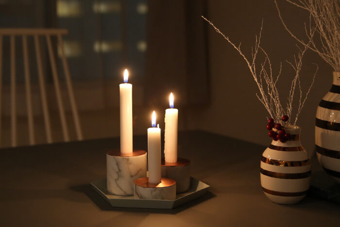 北欧デンマークのおしゃれなキャンドルスタンドで部屋を幻想的に - inzak