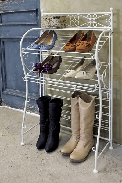 ロングブーツも置けるおしゃれなシューズラックで玄関を美しく - inzak