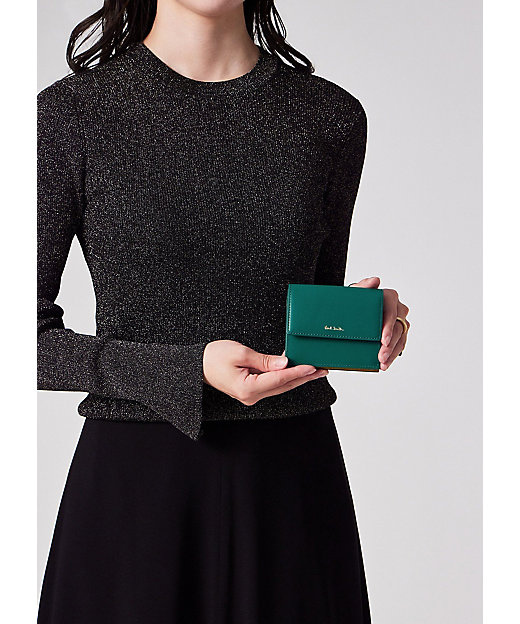 スワールカットカードレイヤー 2つ折り財布（555421W080