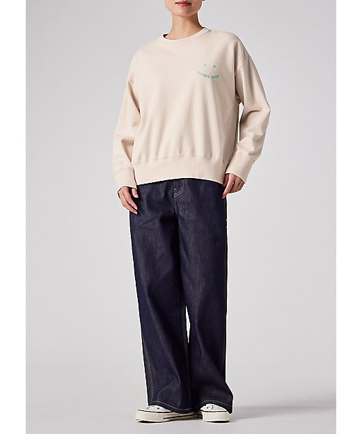 ウィメンズ ”Happy” ヴィンテージ スウェット