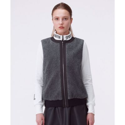 ランバン スポール LANVIN SPORT フェイクファーアウター