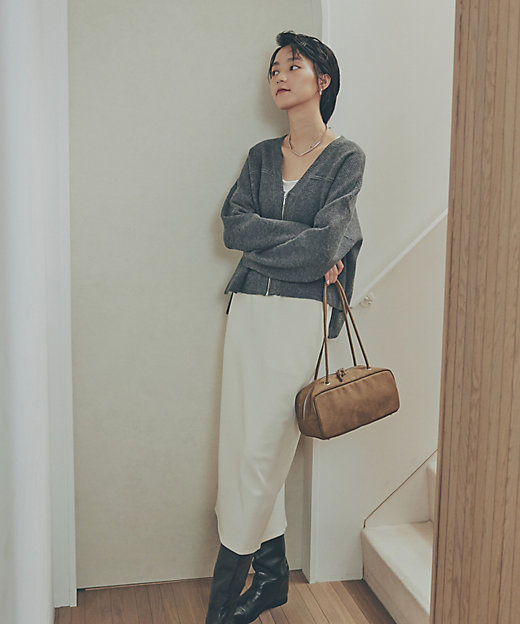 新色追加】ダンボールニット ナロースカート ／ セットアップ対応