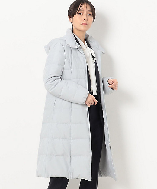 り*う様 ベガルタ仙台 ダウンコート Lサイズ ライトグレー アイボリー