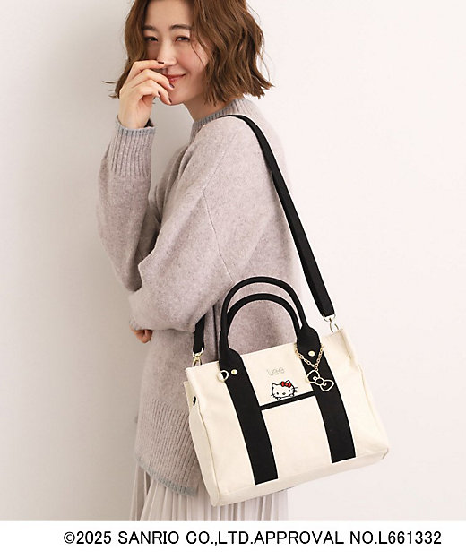 ハローキティ】Lee別注ポケット刺繍スクエアトート