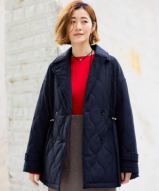 キルティングPコートジャケット（2002542675） | GROVE