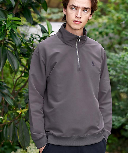 ダブルクロス裏起毛 ハーフジッププルオーバー（2002560258