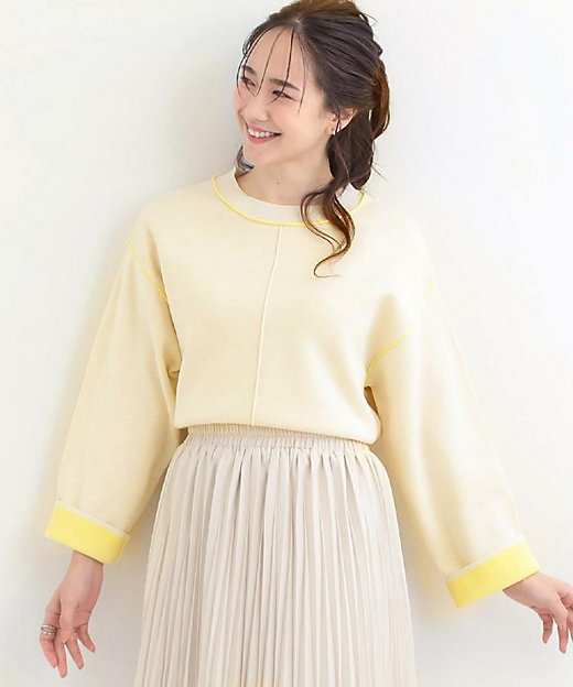 ダブルフェイス配色ニット（2002572671） | SHOO LA RUE