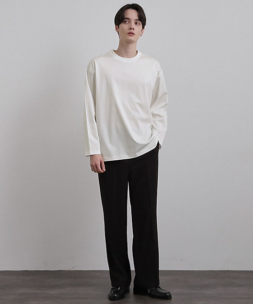 スムースシルケット L／Sカットソー（2002581609） | tk