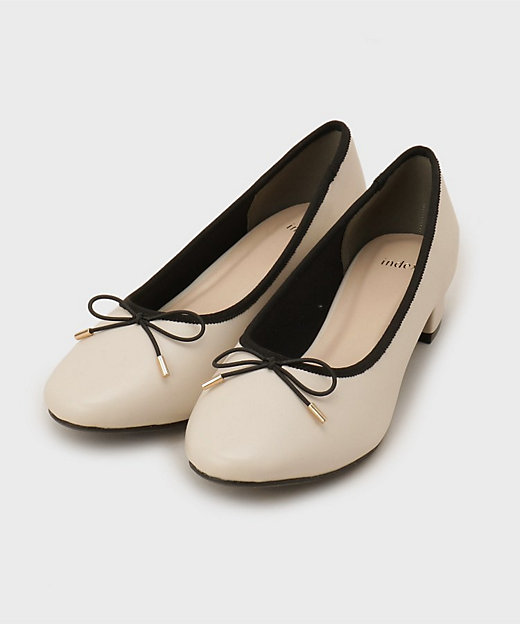 ラウンドトゥヒールバレエシューズ（2002592318） | index