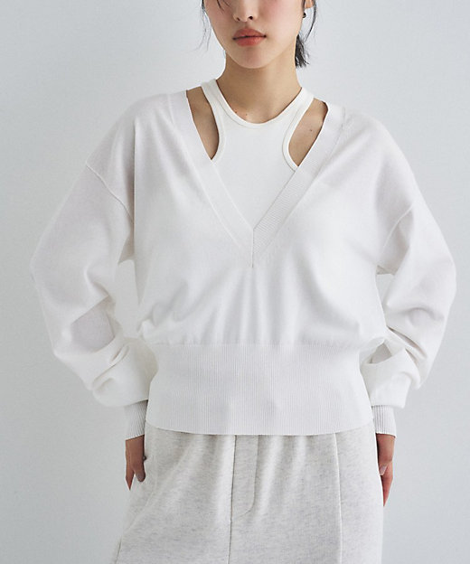 V pullover knit（2002600645） | CODE A