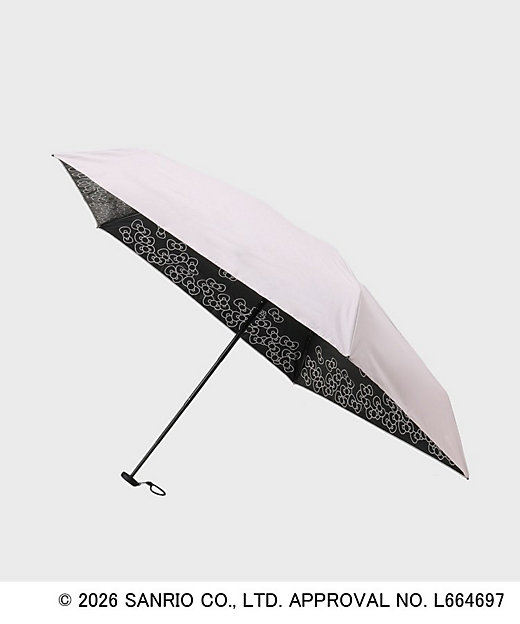 ◇【ハローキティ】晴雨兼用裏側プリント折りたたみ傘