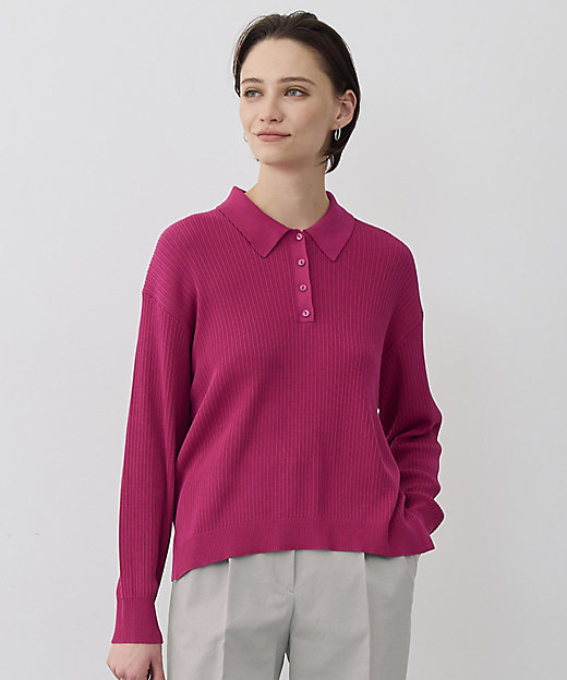 美品】BEAMS GOLF ポロセーター M ピンク BEAMS GOLF（ビームスゴルフ