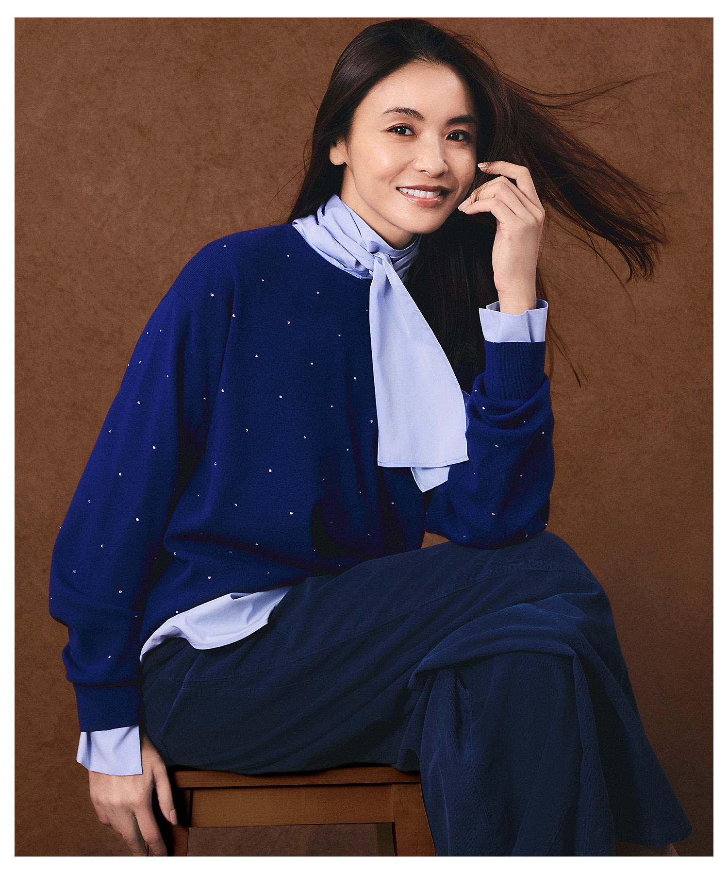 WEB＆一部店舗限定カラーあり／滝沢眞規子さん着用】クリスタル