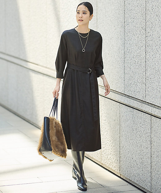 デニムライクツイル ワンピース（OPWMGW0407） | 自由区