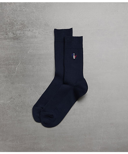 トリコロールNY刺繍 カジュアルソックス（202515955895