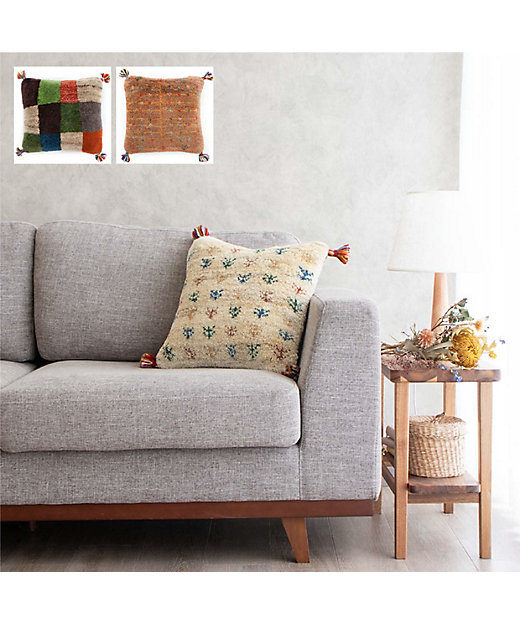 ☆ペルシャ手織りギャッベ クッション3 | 三越伊勢丹オンラインストア