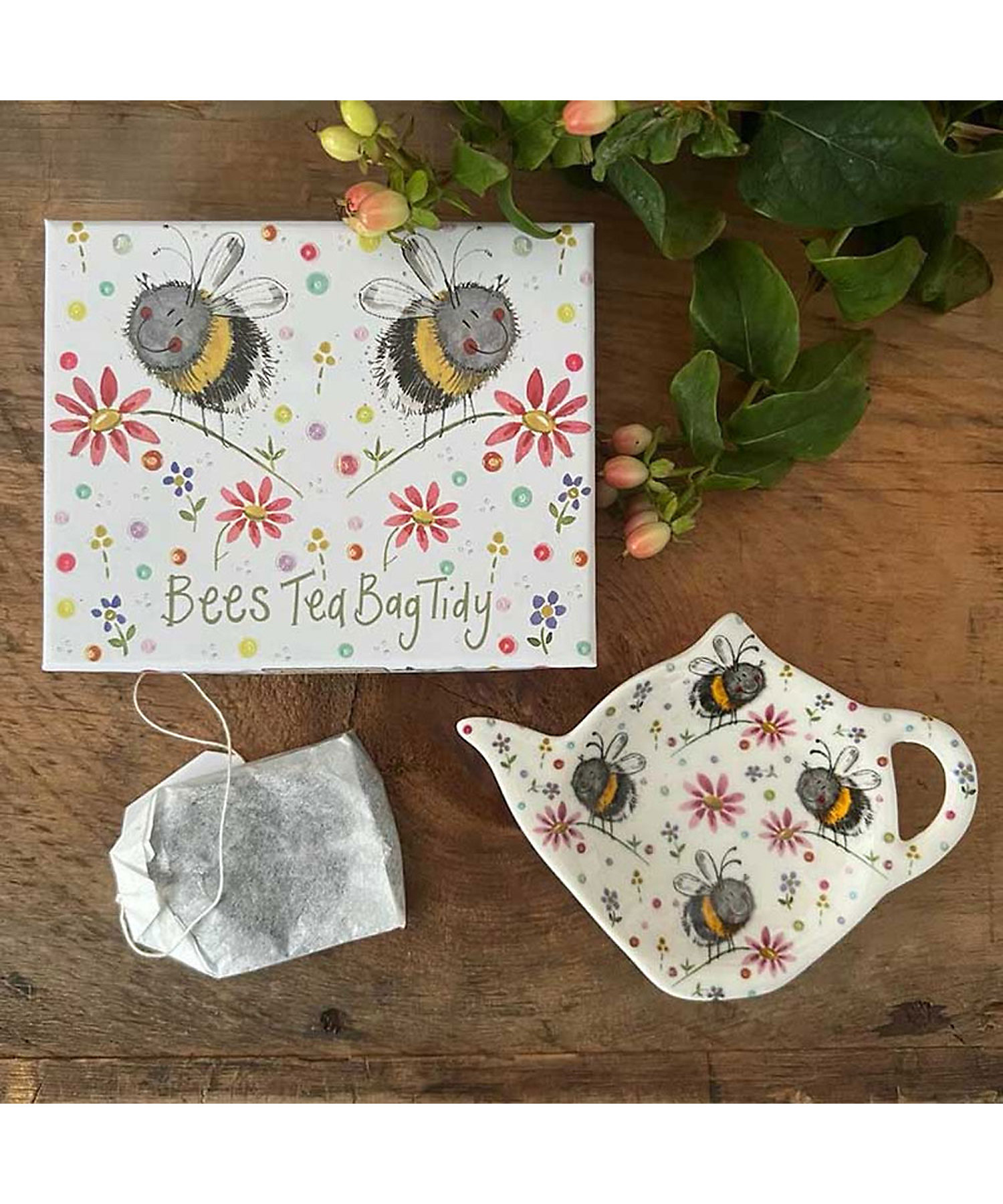 ☆ぶんぶんセット（ハチデザインのティーバッグトレイ＋サンドイッチ
