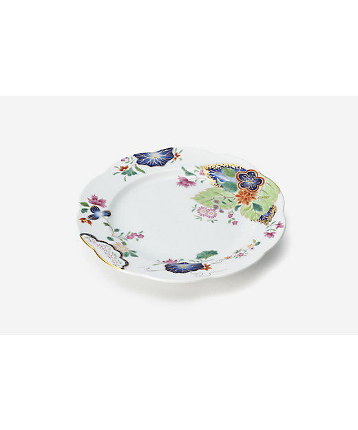 染錦絢爛草花絵 ケーキ皿 | 深川製磁/フカガワセイジ | 三越伊勢丹