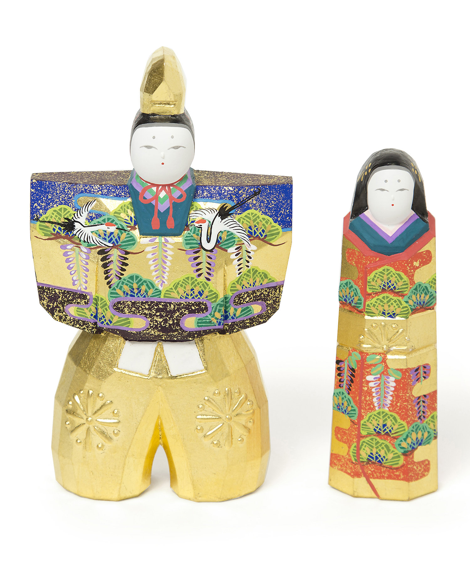 送料無料】奈良一刀彫 義山作 立雛 5号（三越） | 義山/ギザン | 三越