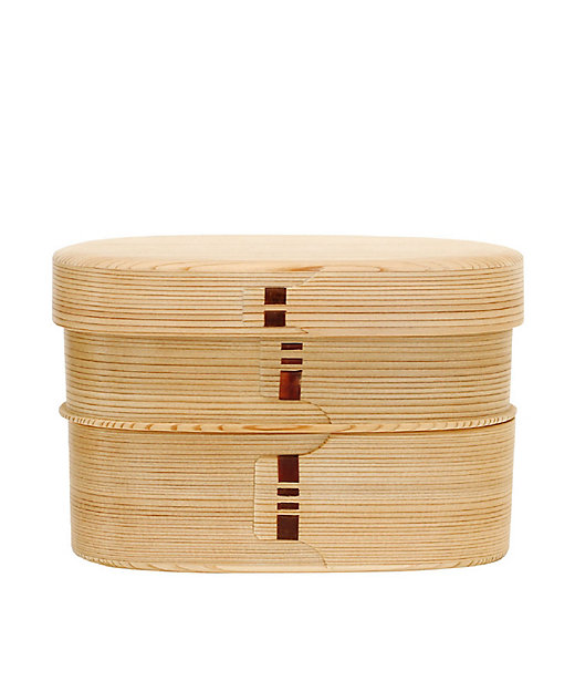 白木こまち弁当箱二段 | 柴田慶信商店/シバタヨシノブショウテン