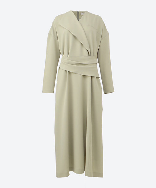 Agatha wrap waist dress GR AW2514―GR
