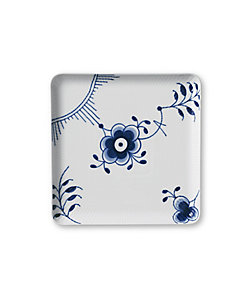 ブルーフルーテッド プレイン スクエアディッシュ20cm | ROYAL