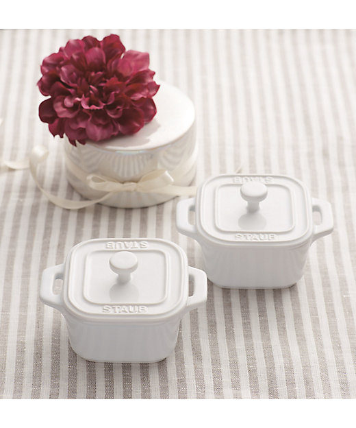 ZWILLINGおまとめ】セラミックExミニスクエアココット 各色